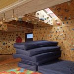Childrens bouldering wall