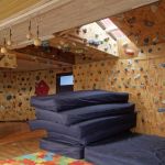Childrens bouldering wall