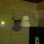 Notice the naked wire sticking out?