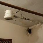 This shower had been disabled - but still... it has been in use at some point...