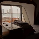 The view from my bed :-) Hostel Backpackers, Iquique.