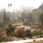 View from Totti's apartment in Santiago