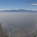 Santiago seen from above
